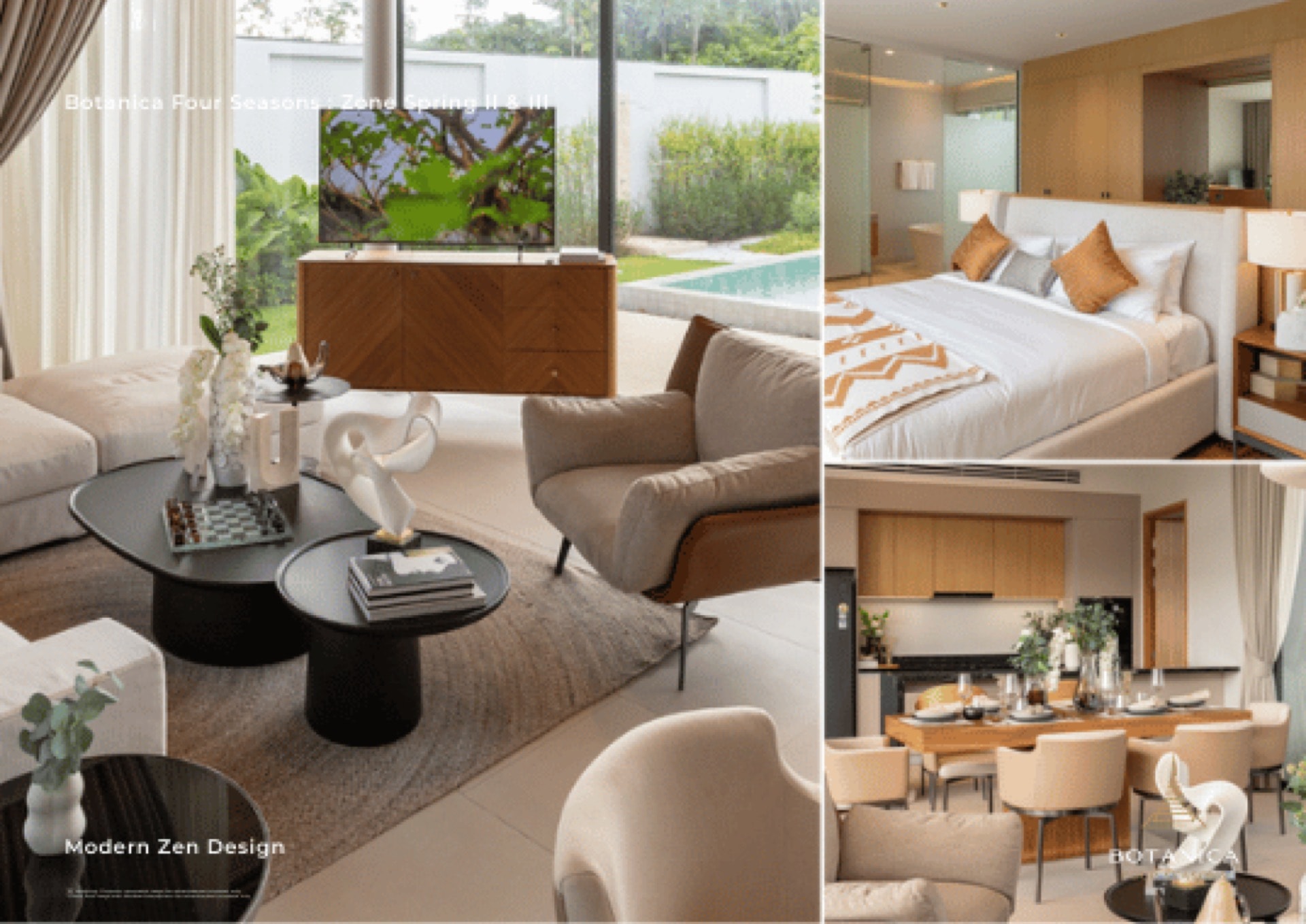 241 villas across 5 zones