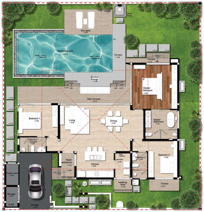 Spring Type A — 3 Bed Villa