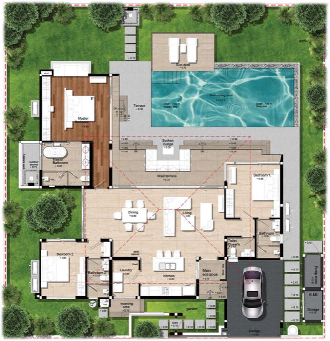 Spring Type B — 3 Bed Villa